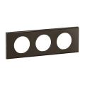  PLAQUE 3P NICKEL SOMBRE SATINE 