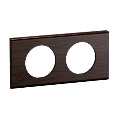  PLAQUE 2 POSTES FRENE WENGUE 