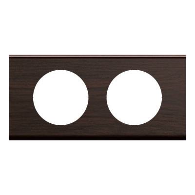  PLAQUE 2 POSTES FRENE WENGUE 