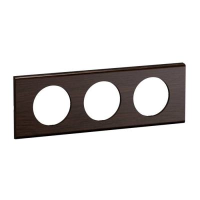  PLAQUE 3 POSTES FRENE WENGUE 