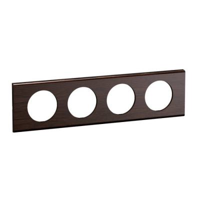  PLAQUE 4 POSTES FRENE WENGUE 