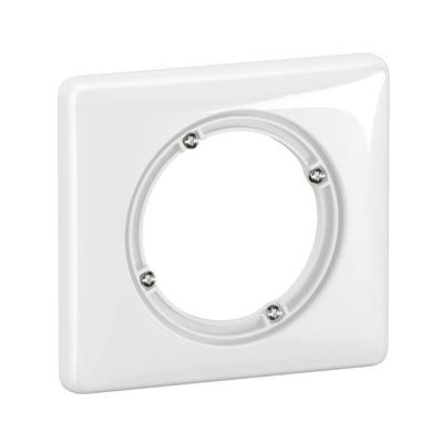  PLAQUE 1 P IP44 BLANC 