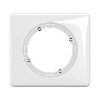  PLAQUE 1 P IP44 BLANC 