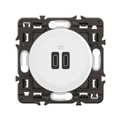  CHARGEUR 2USB C+C 20W COMPO BL 