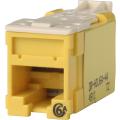  RJ45 HDJ CAT6A UTP JAUNE 