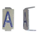  LOT 25 LETTRES A 6*11 ALU 