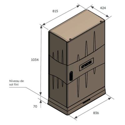  ARMOIRE BPS ECLAIR 