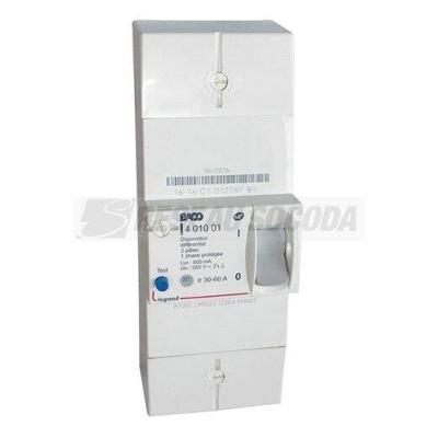  DISJONCTEUR BIPO 45A SELECTIF 