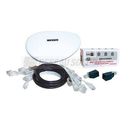  4 RJ45 NON BLINDEES CAT 5e 