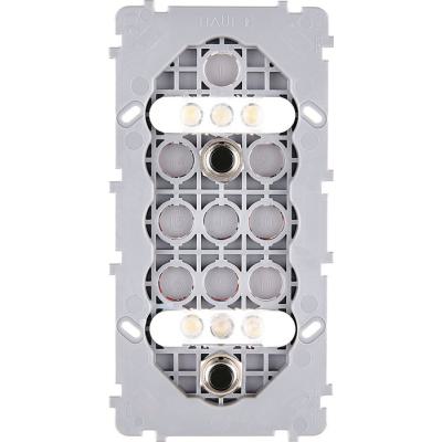  MECA NOIR DV 2 PUSH + 6LED BLC 
