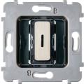  MECA PLAT 1 DUO LED NICKEL BRO 