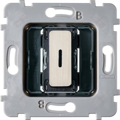  MECA PLAT 1 DUO LED NICKEL BRO 