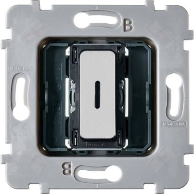  MECA PLAT 1 DUO LED NICKEL SAB 