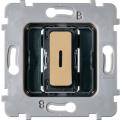  MECA PLAT 1 DUO LED LAITON-S 