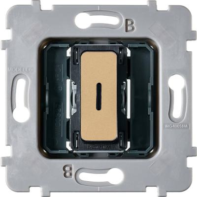  MECA PLAT 1 DUO LED LAITON-S 