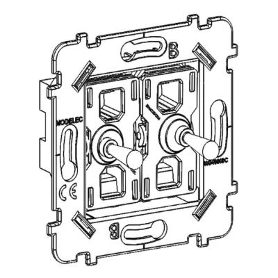  MECA 2 VV ET/OU POUSSOIR DORE 