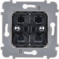  MECA087G 2x PERMUTATEUR ACIER 
