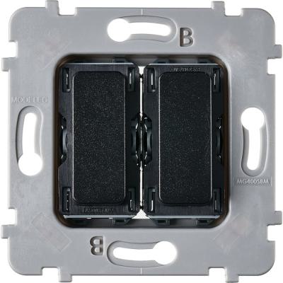  MECA087G 2x B-PLAT PERMUT NOIR 