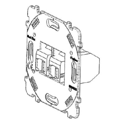  MECA DBLE RJ45 CAT6 (3M) 