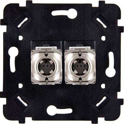  MECA DB RJ45 CAT6A BLINDE NOIR 