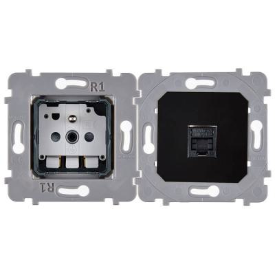  MECA PDS PC + RJ45 BLINDE NOIR 