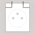  FAC LTE1 BLANC S PC CLAPET M 