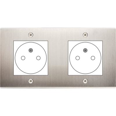  FAC LAIT NICKEL DH 2X BTICINO 