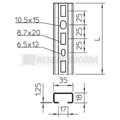  Rail CML3518P0150FS 
