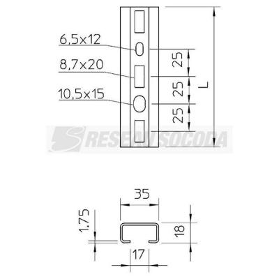 Rail CMS3518P1000FS 