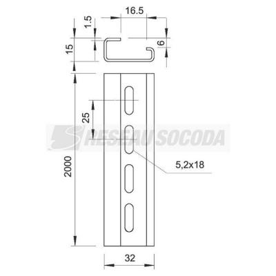  Rail 2064 GTPL 2M 