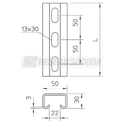  Rail MS5030P6000A2 