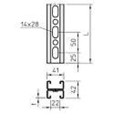  Rail MS4121P2000A2 