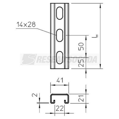  Rail MS4121P6000A2 