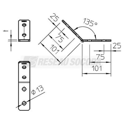  Equerre GMS 4 VW 45 FT 