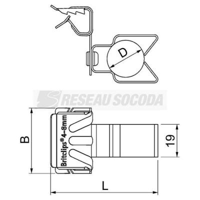  Pince BCHPO 8-14 D32 