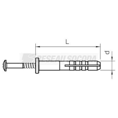  Chevilles 910 SD 6X35 