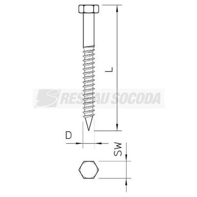  Vis HHWS 6x40 G 