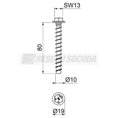  Goujon MMS+ SS 10x80 