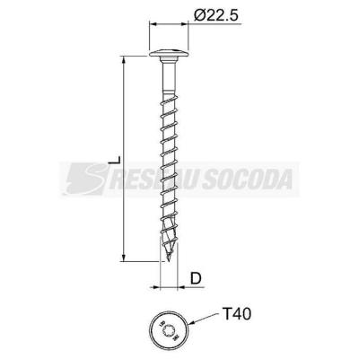  Vis HT 10x140 TD 