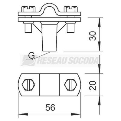 Porte 168 DIN-K-M8 