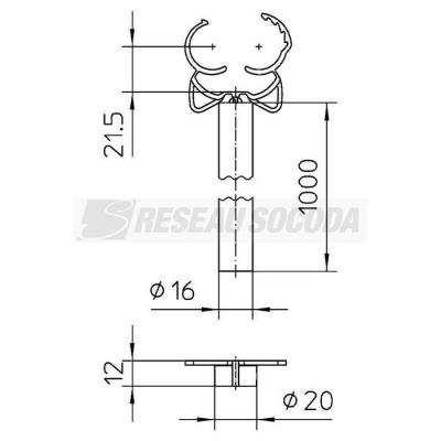 Entretoise isCon DH 