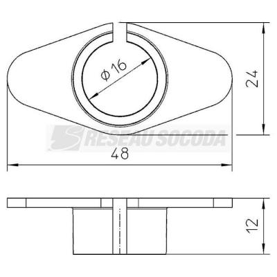  Douille 101 RH-16 