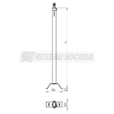  Entretoise ISAV1000R 