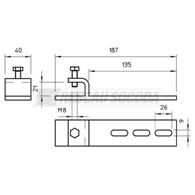  Patte BFK 187 33 FT 