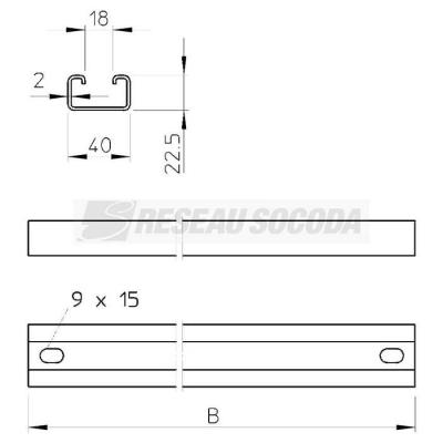  Rail MS4022P0592FT 
