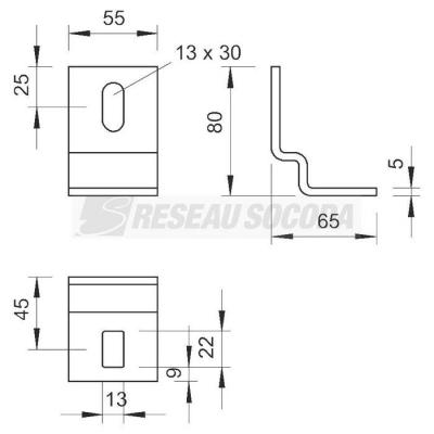  Equerre BW 80 55 FT 