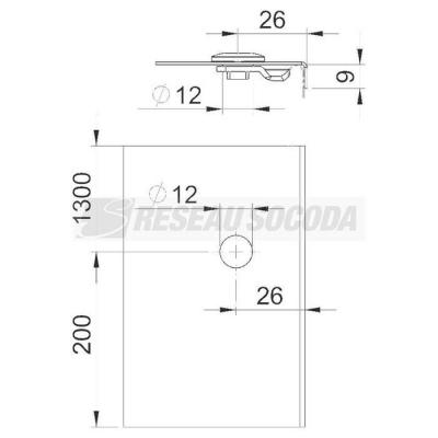  Verrou AZDR 100 FT 
