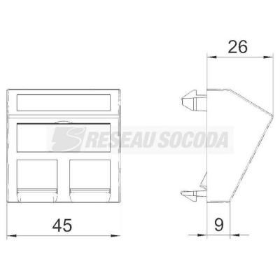  Plaque DTS-2RM AL1 