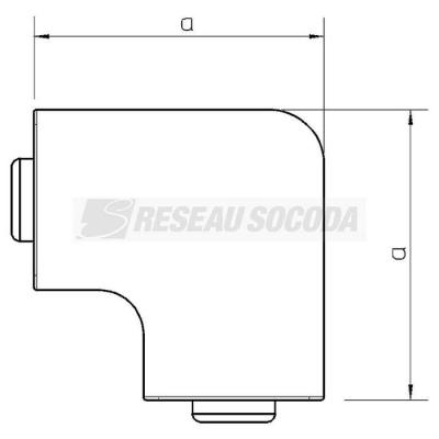  Angle WDK HF40040RW 