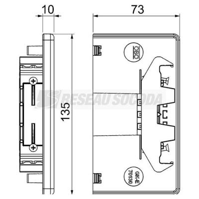  Embout GK-E70130RW 